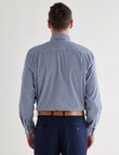 Chisel King Long-Sleeve Mini Check Shirt, Navy product photo View 02 S