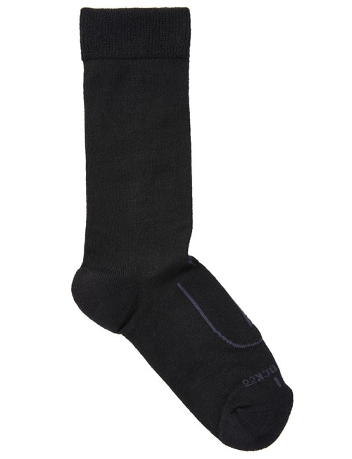 NZ Sock Co. NuYarn Health Sock, Black product photo View 02 L