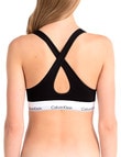 Calvin Klein Modern Cotton Lightly Lined Bralette, Black product photo View 02 S