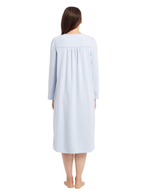 Ruby & Bloom Microfleece Robe, Pale Blue product photo View 02 L
