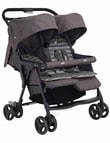 Joie Aire Twin 4-Wheel Stroller, Dark Pewter product photo View 03 S