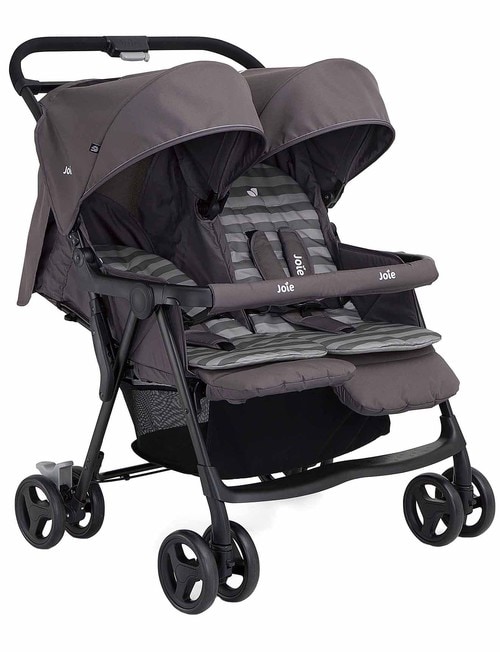 Joie Aire Twin 4-Wheel Stroller, Dark Pewter product photo View 03 L