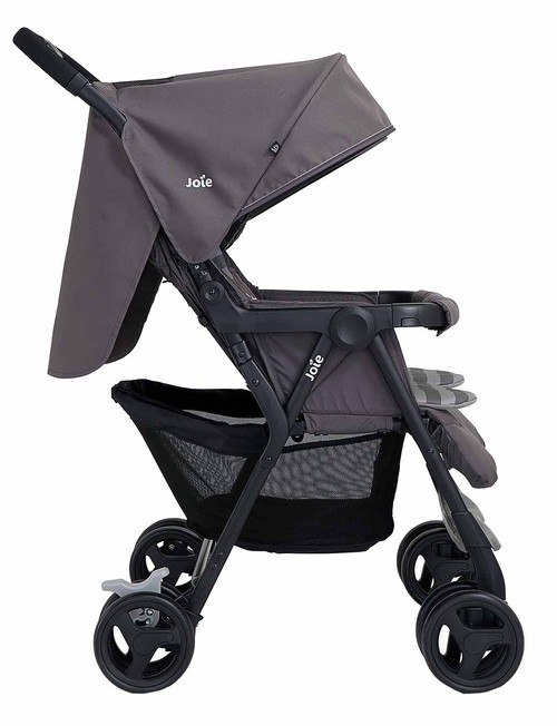 Joie Aire Twin 4-Wheel Stroller, Dark Pewter product photo View 04 L