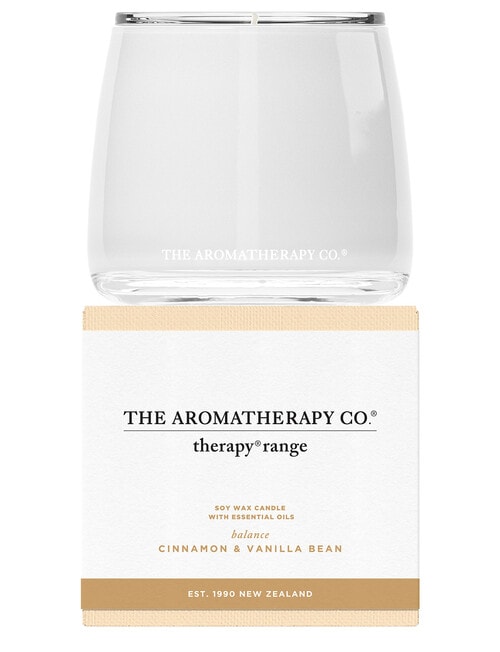 The Aromatherapy Co. Therapy Candle Balance, Cinnamon & Vanilla Bean product photo View 02 L
