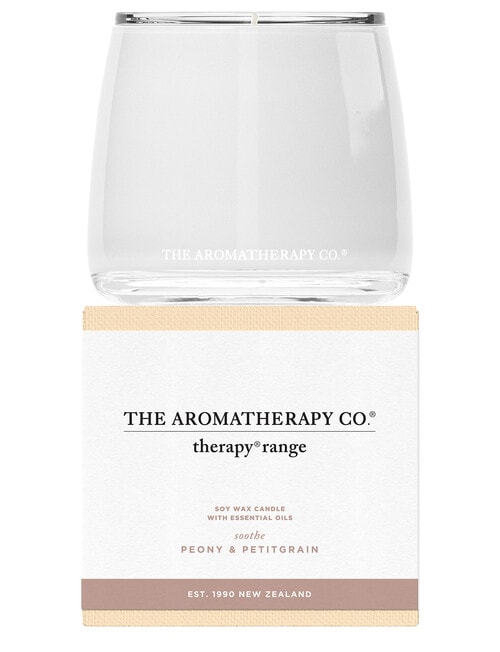 The Aromatherapy Co. Therapy Candle Soothe, Peony & Petigrain product photo View 02 L