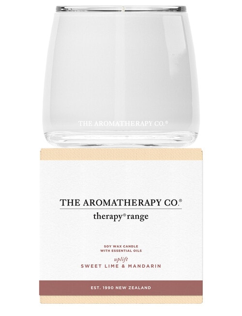 The Aromatherapy Co. Therapy Candle Uplift, Sweet Lime & Mandarin product photo View 02 L