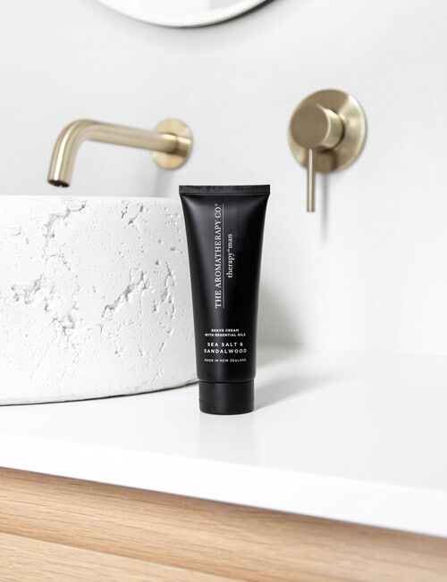 The Aromatherapy Co. Therapy Man Shave Cream, Sea Salt & Sandalwood product photo View 02 L