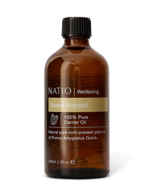 Natio Wellbeing Carrier Oil, Sweet Almond 100ml product photo