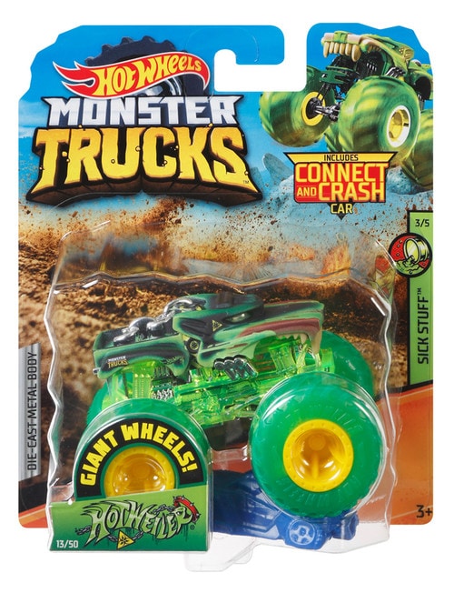 Hot Wheels Monster Trucks 1:64 Scale Die-Cast, Assorted product photo View 04 L