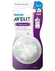 Avent Natural 2.0 Teat, Medium, 3m+, 2-Pack product photo View 02 S