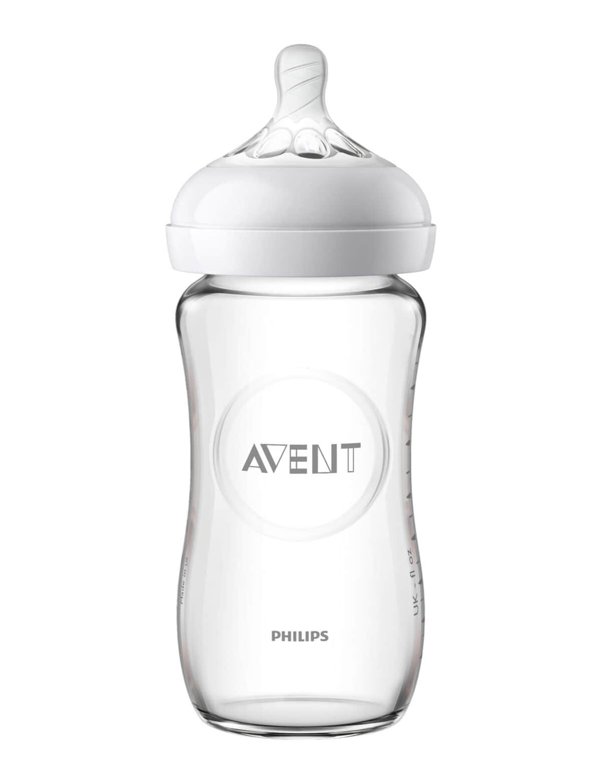 Avent Natural 2.0 Glass Bottle, 240ml - Feeding