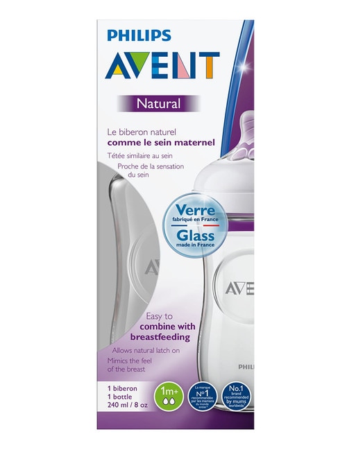 Avent Natural 2.0 Glass Bottle, 240ml product photo View 02 L