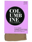 Columbine Plus Anklet, 15D, 2-Pack, Blush product photo