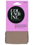 Columbine Plus Knee-High Opaque Tight, 50D, Mocha product photo