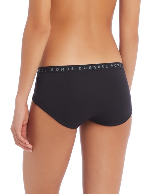 Bonds Hipster Boyleg Brief, 3-Pack, Black product photo View 03 L