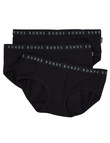 Bonds Hipster Boyleg Brief, 3-Pack, Black product photo