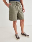 Chisel Elastic Waist Cargo Short, Khaki product photo