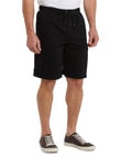 Chisel Elastic Waist Cargo Short, Black product photo