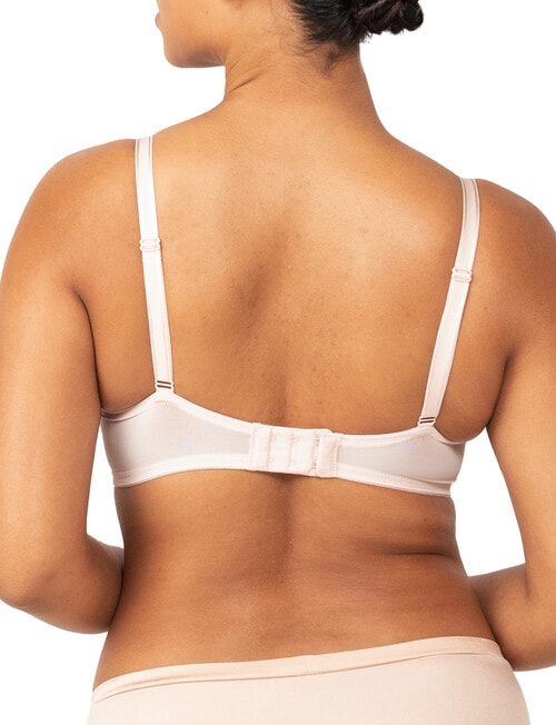 Triumph Sheer Minimiser Underwire Bra, Nude Pink, D-F product photo View 02 L