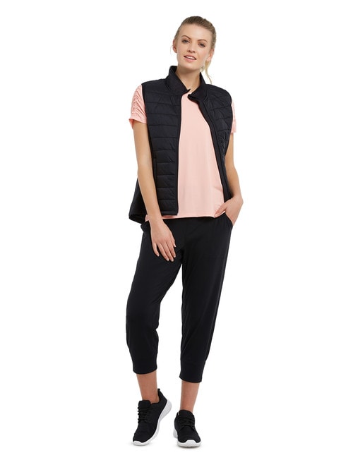 Superfit Cropped Jogger Pant, Black product photo View 03 L