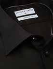 Laidlaw + Leeds Long-Sleeve Twill Shirt, Regular Cuff, Black product photo View 03 S