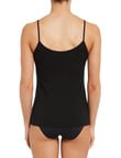 Lyric Cotton 2-Way Cami Top, Black product photo View 02 S