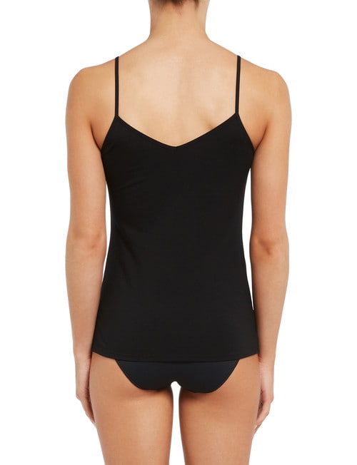 Lyric Cotton 2-Way Cami Top, Black product photo View 04 L