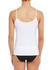 Lyric Cotton 2-Way Cami Top, White product photo View 02 S