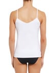 Lyric Cotton 2-Way Cami Top, White product photo View 04 S