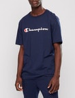 Champion Short-Sleeve Script Tee, Dark Blue product photo