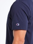 Champion Short-Sleeve Script Tee, Dark Blue product photo View 04 S