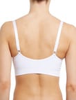 Lyric Seamfree Front Fastening Bra, White product photo View 02 S