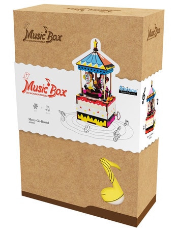 DIY Kits Robotime Merry-Go-Round Music Box product photo