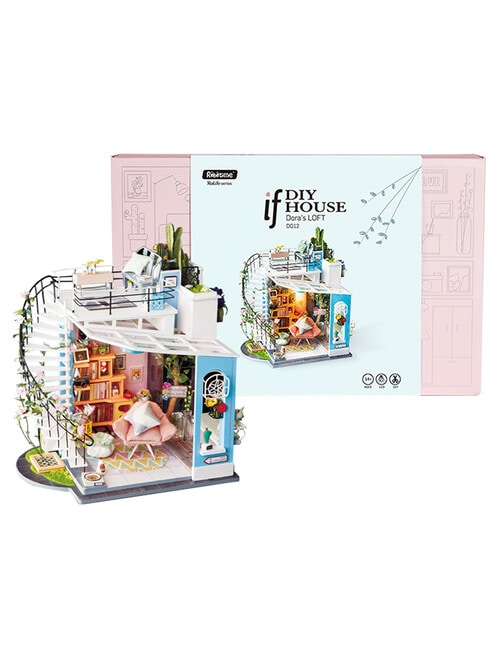 DIY Kits Robotime Miniature House Dora's Loft product photo