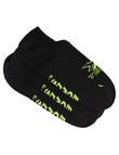 Bonds X-Temp No-Show Sock, 3-Pack, Black product photo View 02 S