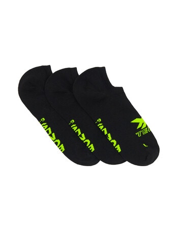 Bonds X-Temp No-Show Sock, 3-Pack, Black product photo