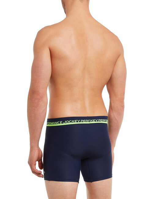 Jockey Performance Dry Impact Midway Trunk, Navy product photo View 02 L