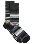 Harlequin Merino Blend Stripe Dress Sock, 2-Pack product photo View 02 S