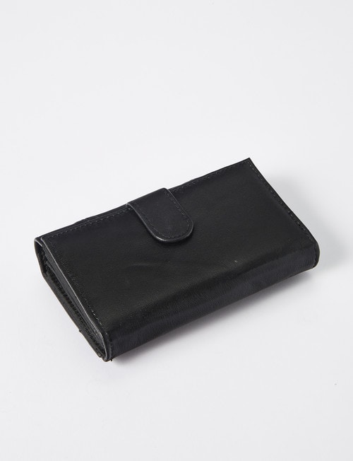Milano Wave Panel Wallet, Black product photo View 02 L