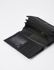 Milano Wave Panel Wallet, Black product photo View 03 S