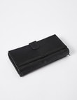 Milano Classic Flap Wallet, Black product photo View 02 S