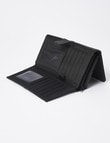 Milano Classic Flap Wallet, Black product photo View 03 S