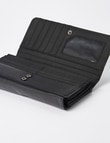 Milano Classic Flap Wallet, Black product photo View 04 S