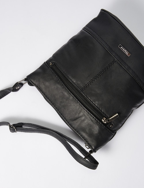 Milano Zip Bucket Bag, Black product photo View 03 L