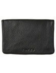 Carte Leather Zip & Dome Wallet, Black product photo