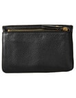 Carte Leather Zip & Dome Wallet, Black product photo View 03 S