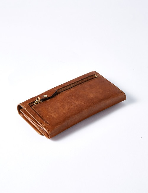 Carte Leather Trifold Wallet, Tan product photo View 02 L