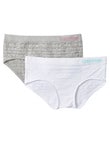Calvin Klein Hipster Brief, 2-Pack, White & Grey product photo