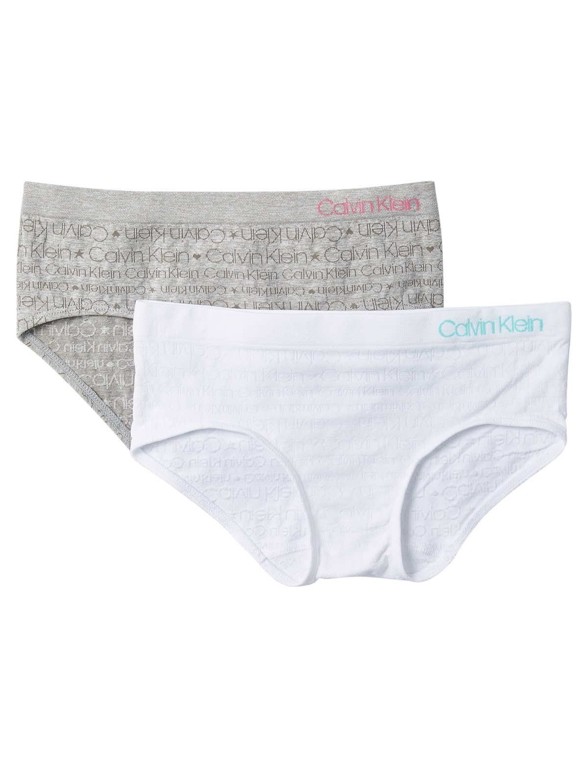 Calvin Klein Hipster Brief, 2-Pack, White & Grey - Underwear