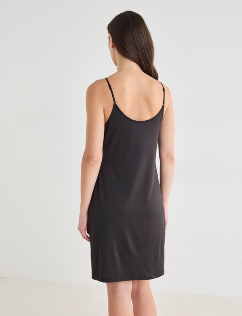 Lyric Full Slip, Mid Length, Black product photo View 02 L